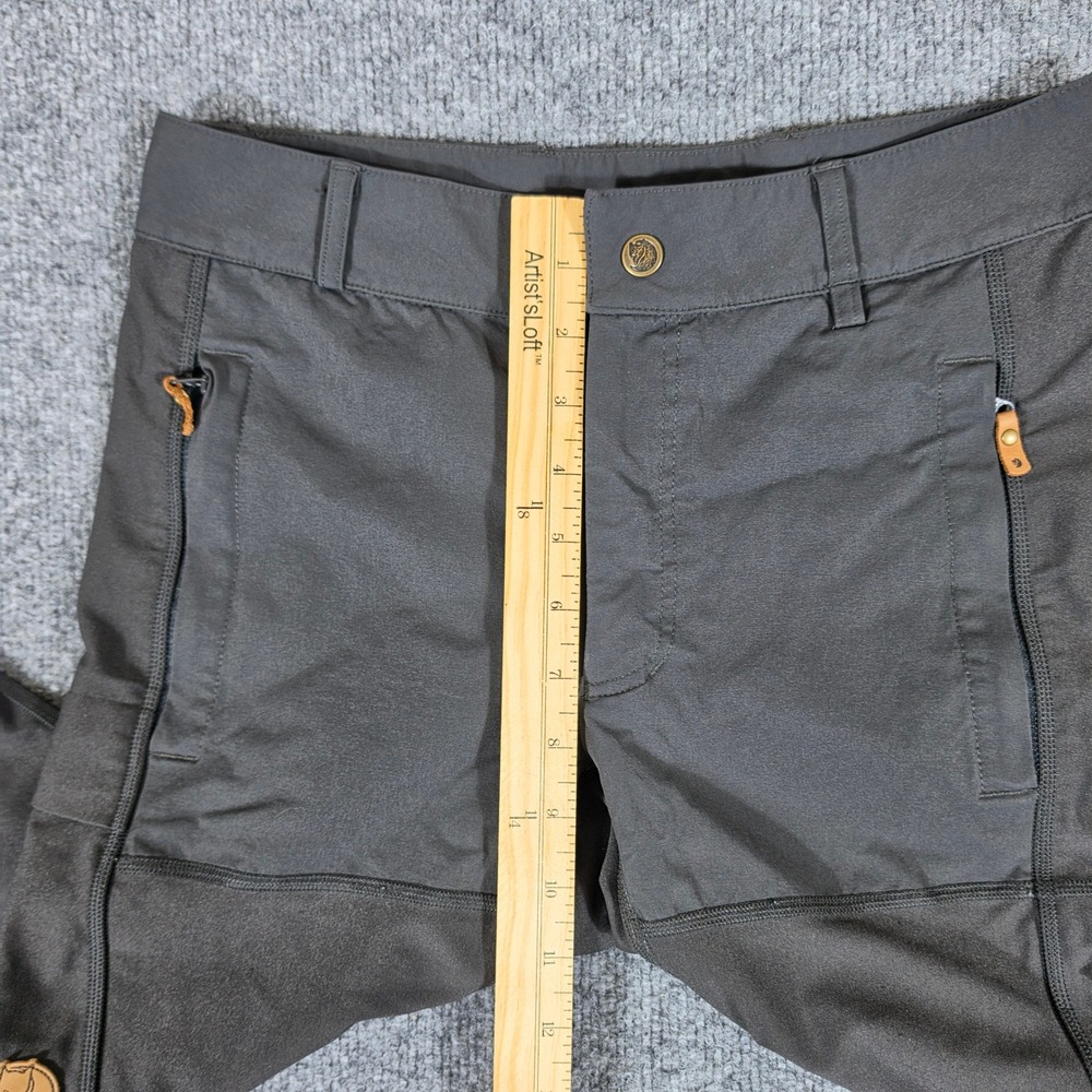 Fjallraven Abisko Trekking Tights Mens Small Dark Grey Hiking Technical Pants - Picture 7 of 12